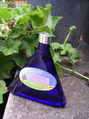 Lavender cobalt bottle T